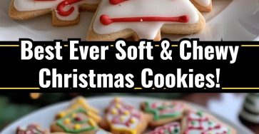 Best Ever Soft & Chewy Christmas Cookies!