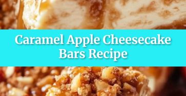 Caramel Apple Cheesecake Bars Recipe