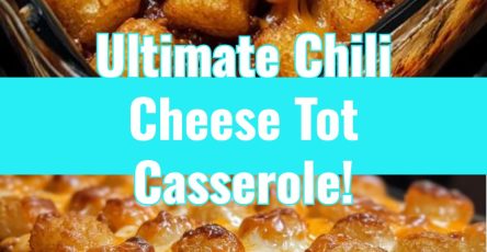 Chili Cheese Tater Tot Casserole