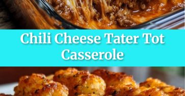 Chili Cheese Tater Tot Casserole