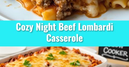 Cozy Night Beef Lombardi Casserole