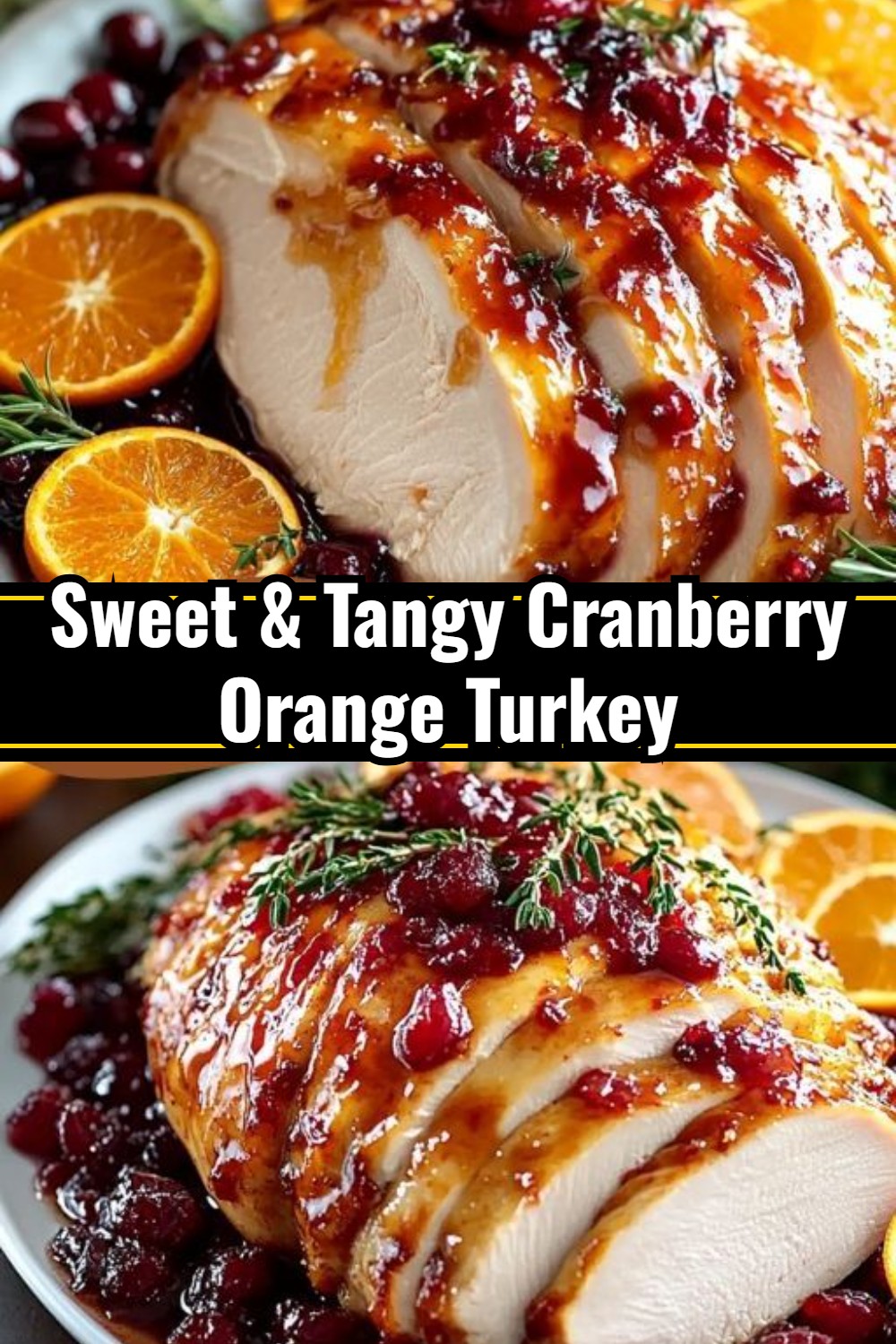 Cranberry Orange Glazed Turkey Breast