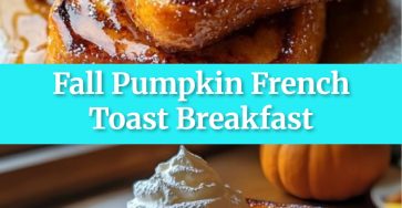 Fall Pumpkin French Toast Breakfast