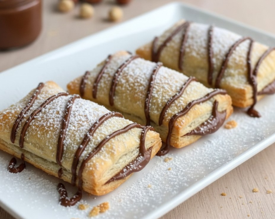 Air Fryer Easy Nutella Toast Pies Quick Dessert