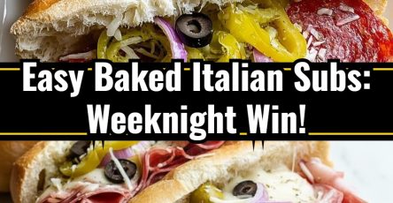 Baked Italian Sub Sandwiches