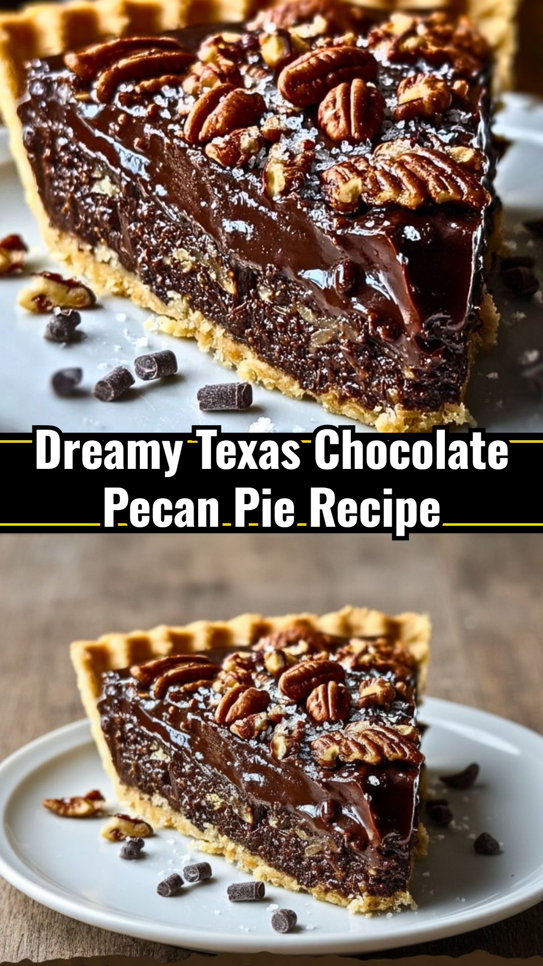 Best Texas Chocolate Pecan Pie Recipe