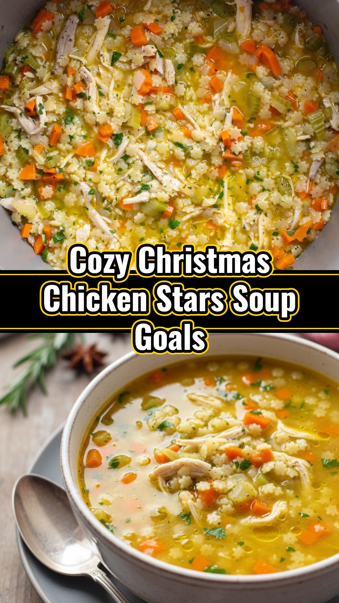 Cozy Chicken Star Noodle Soup: The Ultimate Feel Good Comfort Broth