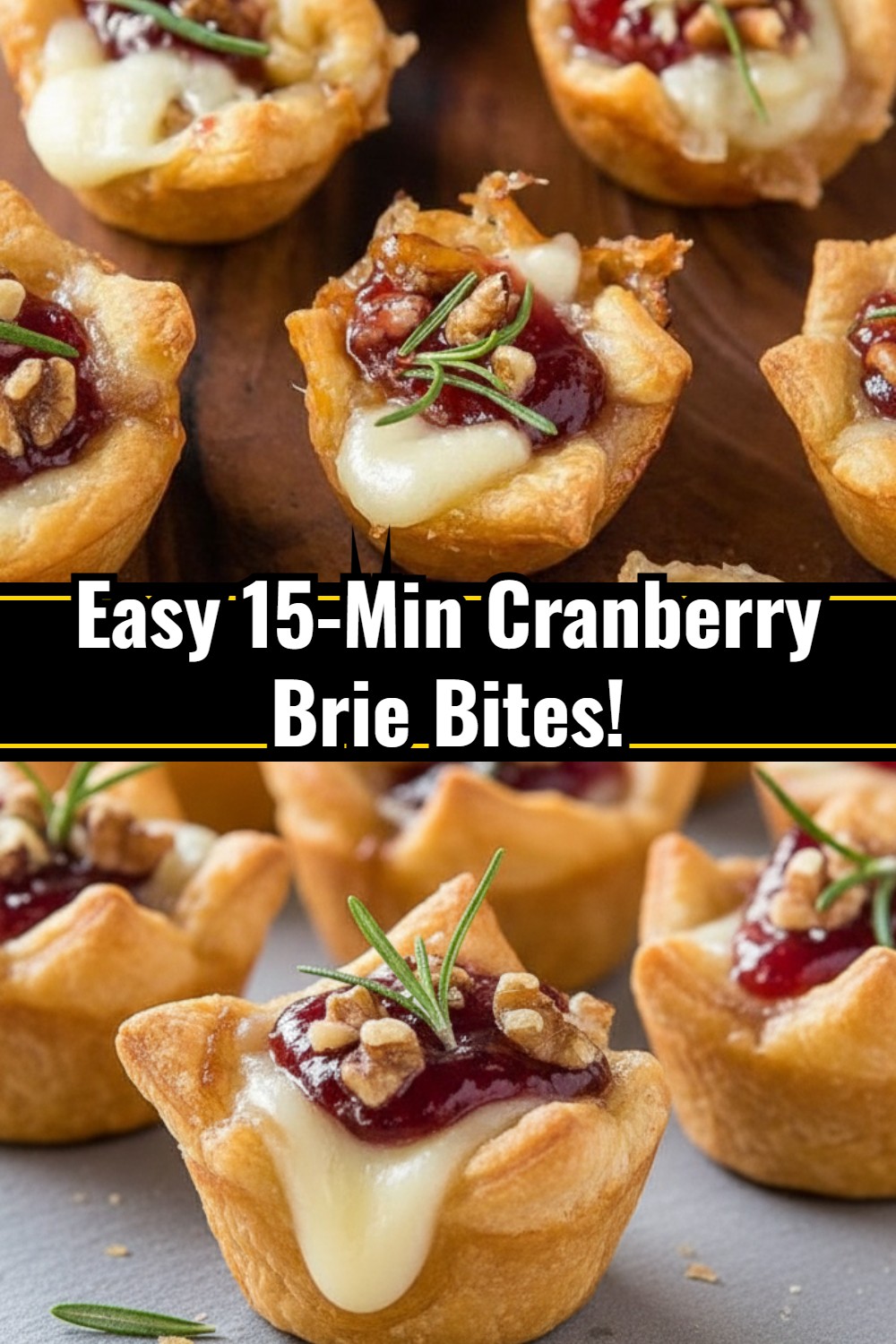 Cranberry Brie Bites