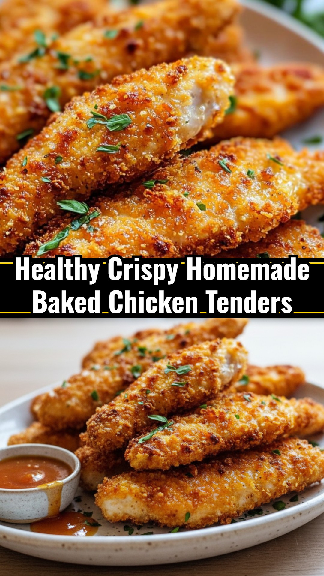 Crispy Baked Chicken Tenders Easy Weeknight Supper