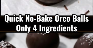 Easy No Bake Oreo Balls No Cream Cheese
