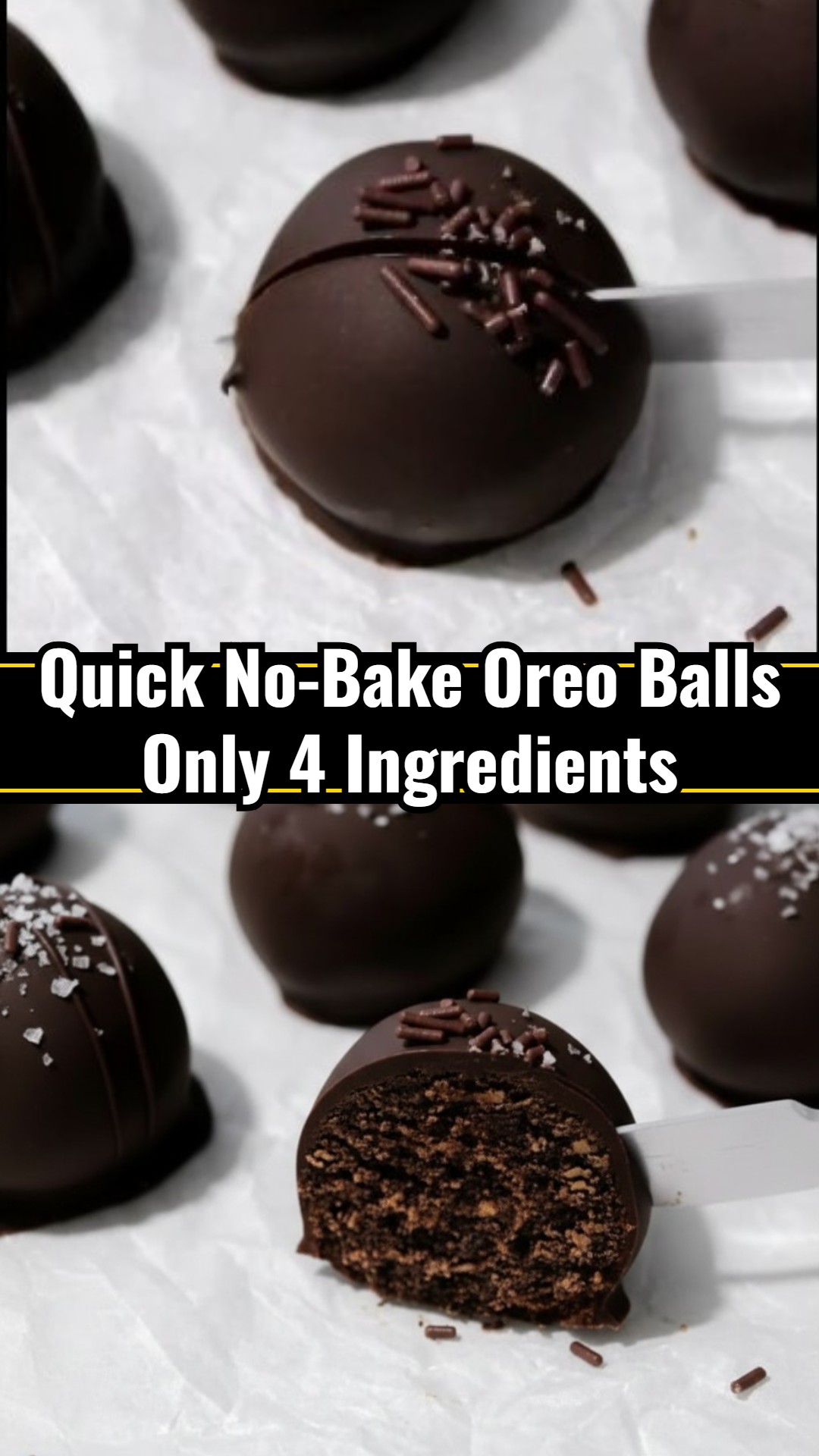 Easy No Bake Oreo Balls No Cream Cheese