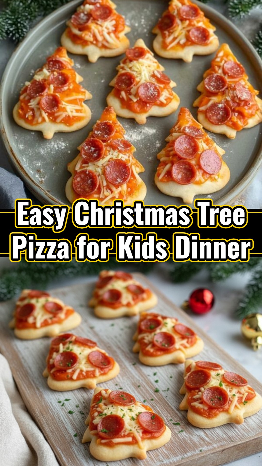 Festive Christmas Tree Pizza: Fun Kids' Holiday Dinner & More