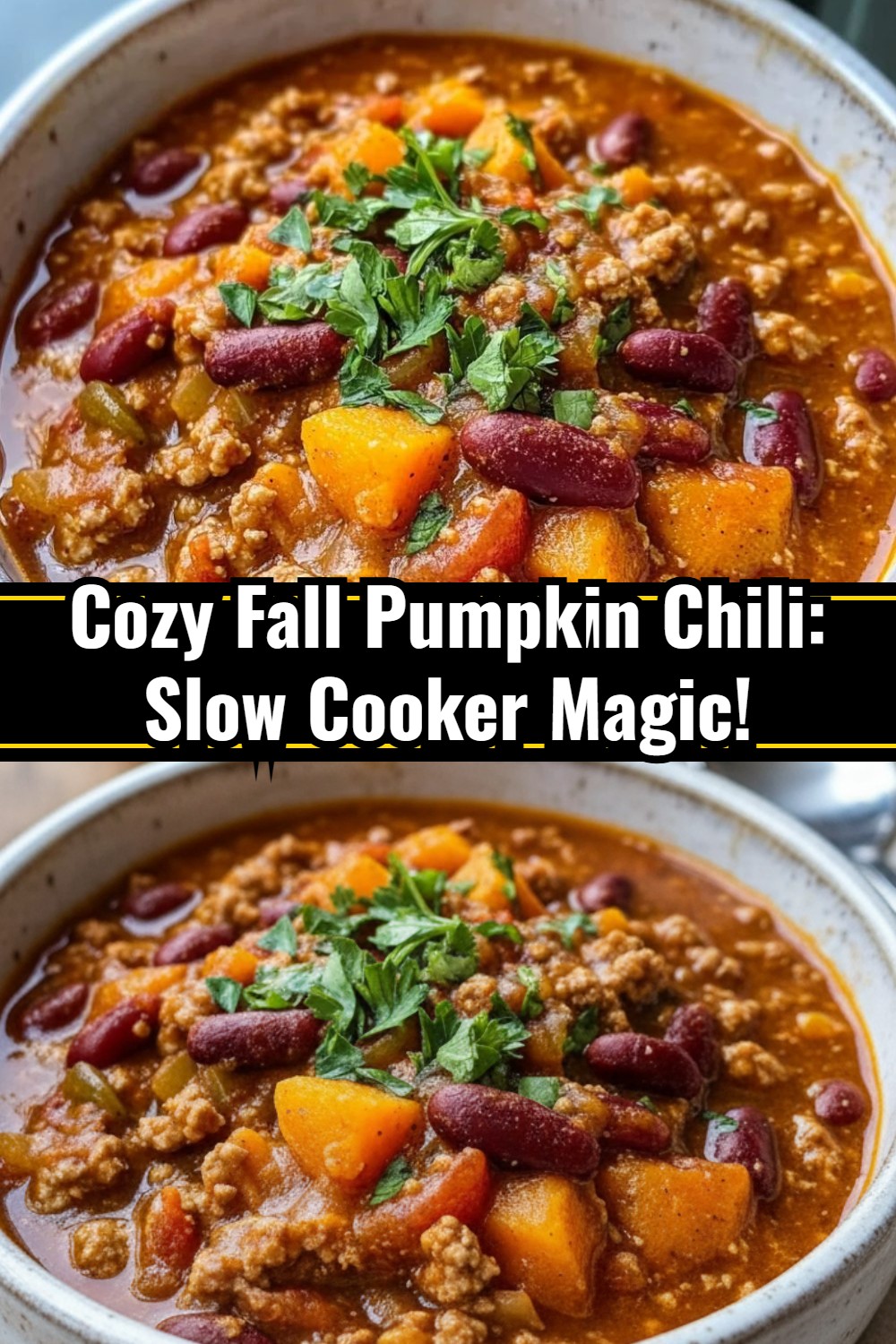 Hearty Pumpkin Chili – Delicious Fall Crockpot Recipes for Dinner