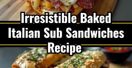 Irresistible Baked Italian Sub Sandwiches Recipe