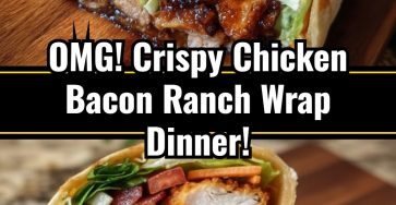Quick Crispy Chicken Bacon Ranch Wraps