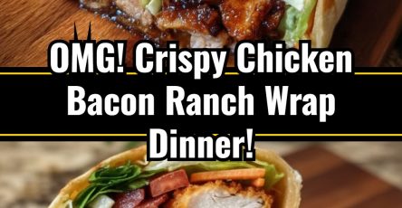 Quick Crispy Chicken Bacon Ranch Wraps