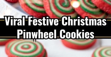 Small Town Christmas Pinwheel Swirl Cookies