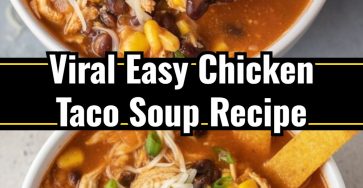 Small Town Kitchen's Quick & Easy 7-Can Chicken Taco Soup