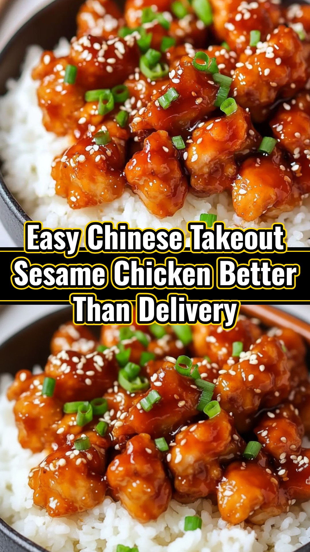 Chinese Takeout Sesame Chicken Recipe Easy Late Dinner Ideas