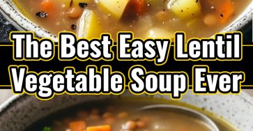Classic Easy Lentil Vegetable Soup Wholesome Comforting Meal