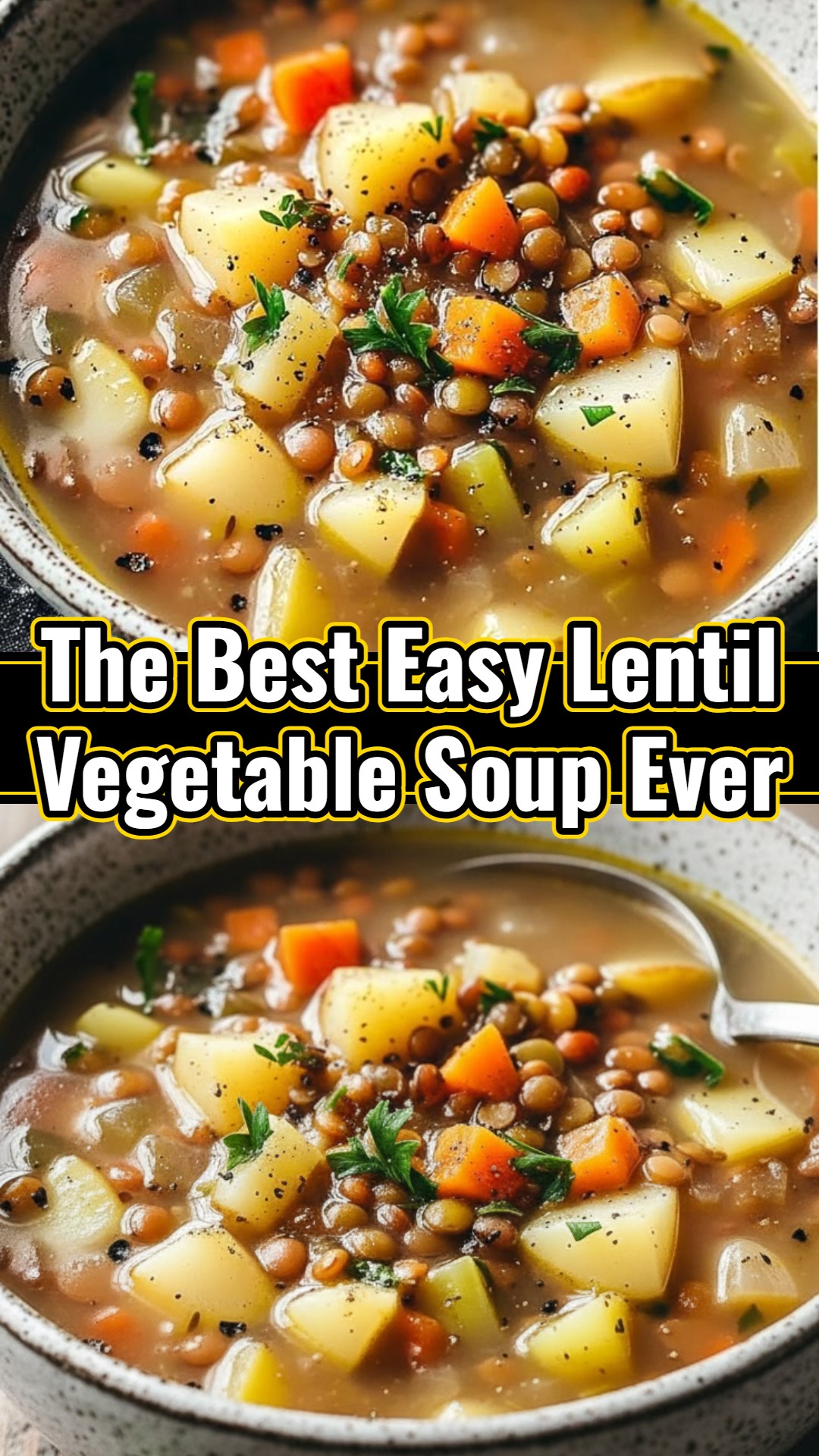 Classic Easy Lentil Vegetable Soup Wholesome Comforting Meal