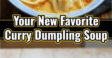 Cozy Curry Dumpling Soup: Healthy, Creamy, Easy, Filling Family Dinner
