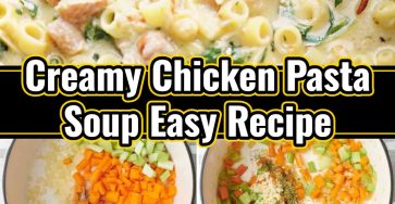 Creamy Chicken Pasta Soup: Cozy Comfort for Chilly Nights and Sick Days