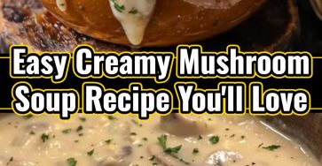 Earthy Autumn Creamy Mushroom Soup Recipe Inspiration