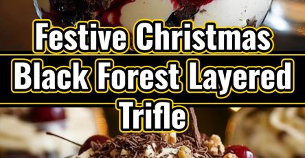 Easy Christmas Black Forest Trifle Best Holiday Dessert Sweet