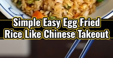 Easy Egg Fried Rice Just Like Chinese Takeout Rice Recipe