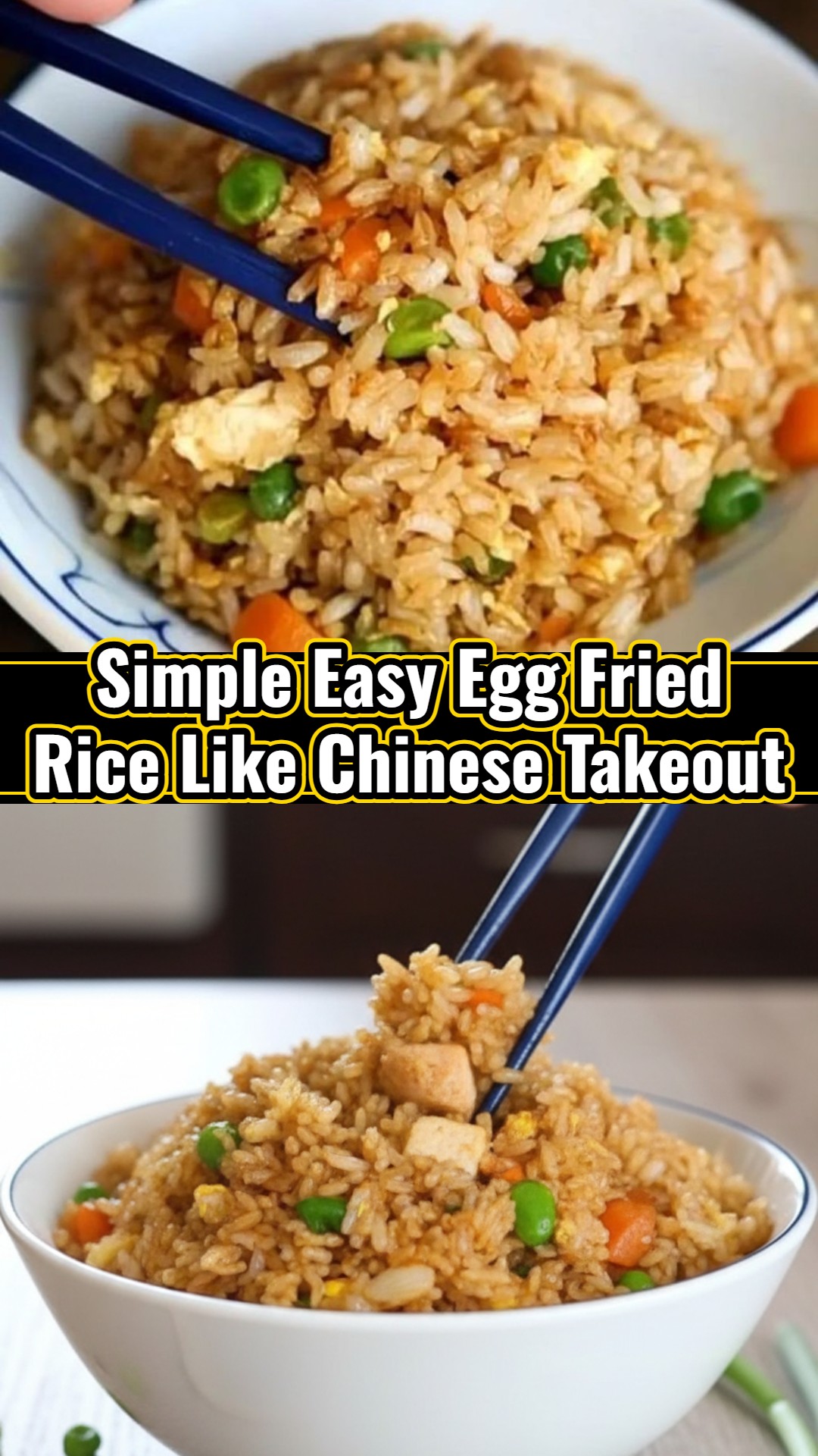 Easy Egg Fried Rice Just Like Chinese Takeout Rice Recipe