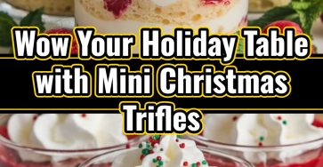 Easy Mini Christmas Trifles Best Cute Desserts for Holiday Parties