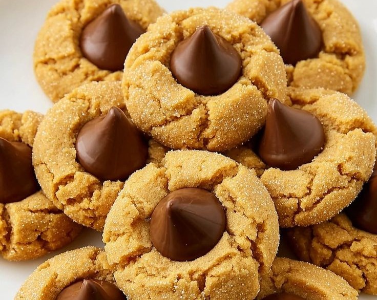 Easy Soft Chewy Peanut Butter Blossoms Best Original Christmas Cookies overview