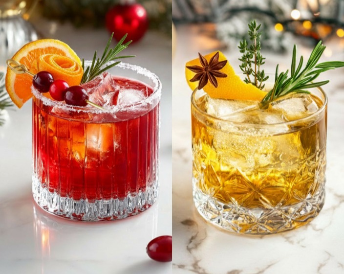 Festive Holiday Cocktails: Best Christmas Punch, Eggnog & Fun Shots serving