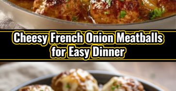 French Onion Meatballs Special Meat Cooking Dish Party Food Ideas