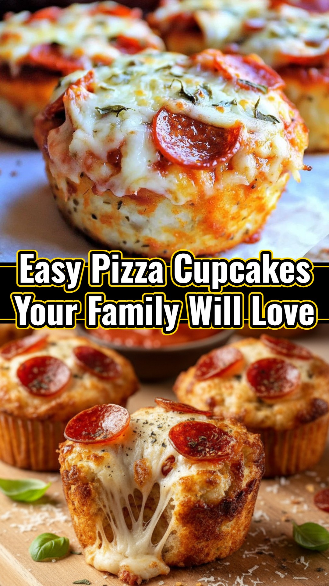 Fun Easy Pizza Cupcakes Baking For School Birthday Lunch