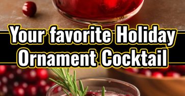 Holiday Ornament Cocktail: Easy Festive Party Drink Ideas