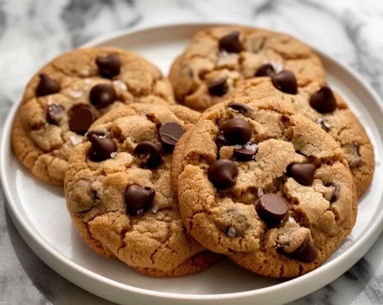 Homemade Cafe Style Thick Gooey Two-Chip Chocolate Chunk Cookies overview