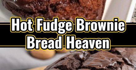 Hot Fudge Brownie Bread: Quick Delicious Fudge Dessert for Chocolate Lovers