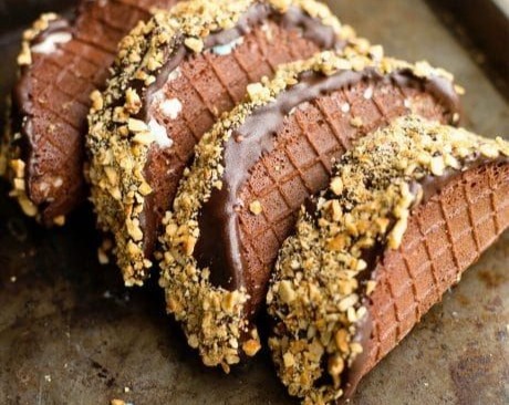 Master Chef Easy Homemade Choco Tacos Sweet Baked Snack overview