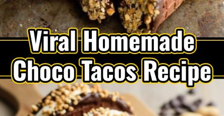 Master Chef Easy Homemade Choco Tacos Sweet Baked Snack