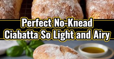 No-Knead Ciabatta: Easy Family Baking for Friday Supper Fun