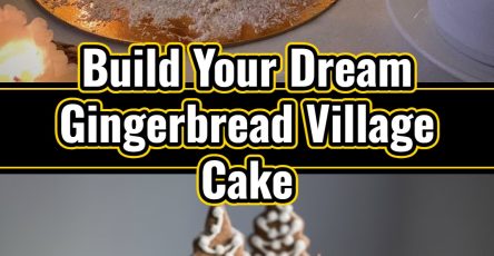Our Favorite Gingerbread Village Cake: Festive Christmas Decorating Ideas