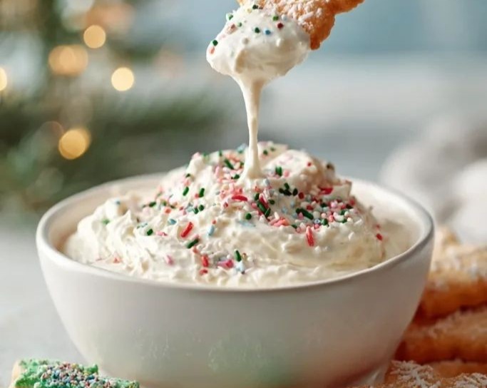 Our Favorite No Bake Christmas Tree Snack Cake Dip overview