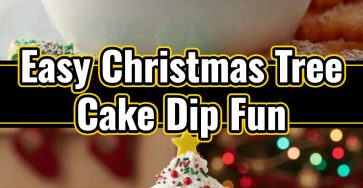 Our Favorite No Bake Christmas Tree Snack Cake Dip