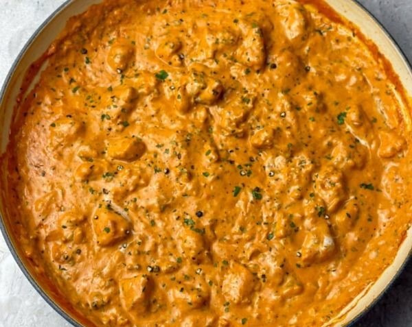 Quick Easy Homemade Butter Chicken: Simple Tasty Weeknight Dinner serving