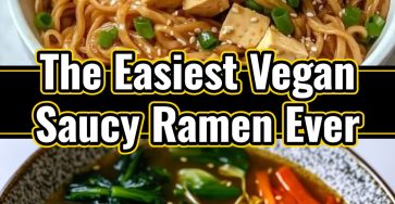 Yummy Easy Saucy Vegan Ramen Noodles Spicy Aesthetic