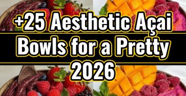 Cool Blue Açai Bowl Healthy Aesthetic Viral Breakfast