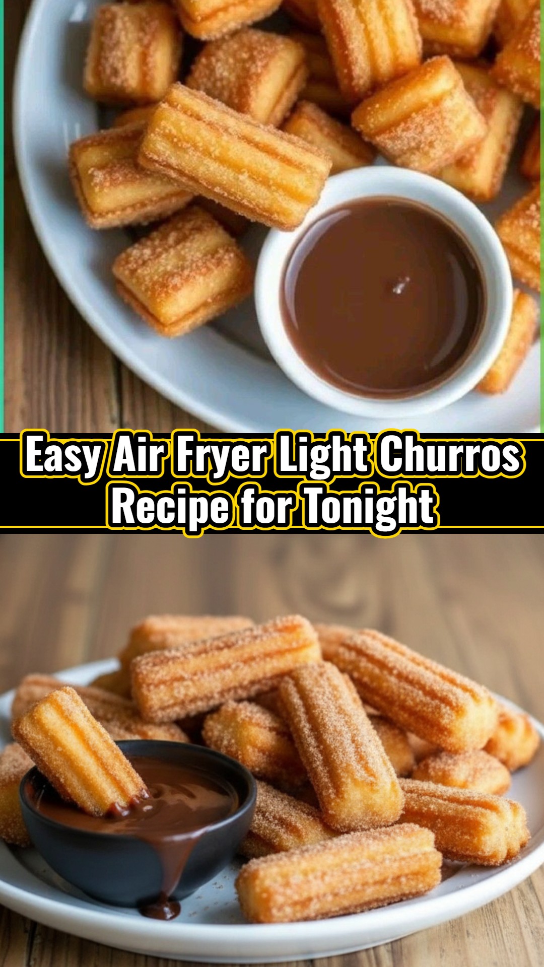 Easy Home Made Air Fryer Light Churros Quick Movie Snacks