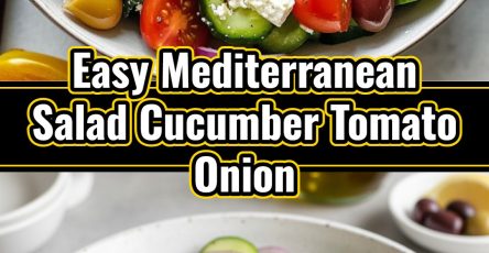 Farm Fresh Healthy Cucumber Tomato Onion Salad with Herbs